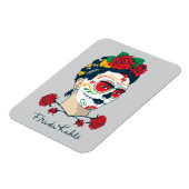 Frida Kahlo El Día de los Muertos Magnet (Linke Seite)