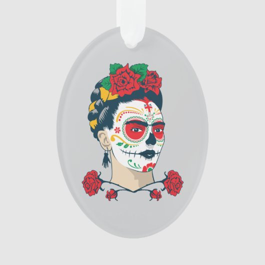 Frida Kahlo | El Día de Los Muertos Ornament (Vorderseite)