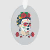 Frida Kahlo | El Día de Los Muertos Ornament (Rückseite)