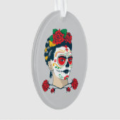Frida Kahlo | El Día de Los Muertos Ornament (Vorderseite)