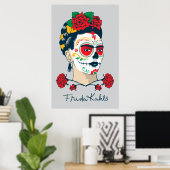 Frida Kahlo El Día de los Muertos Poster (Heimbüro)
