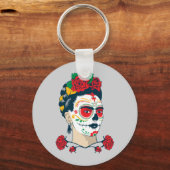 Frida Kahlo | El Día de los Muertos Schlüsselanhänger (Vorderseite)