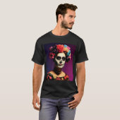 Frida Kahlo El Día de los Muertos T-Shirt (Vorne ganz)