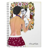 Frida Kahlo en el Espejo Portrait Notizblock (Vorderseite)