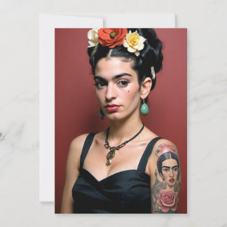 Frida Kahlo Feiertagskarte