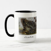 Frida Kahlo FK-Style Frog Painting Tasse (Links)