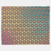 Frida Kahlo Fleecedecke (Vorderseite (Horizontal))