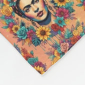Frida Kahlo Fleecedecke (Ecke)