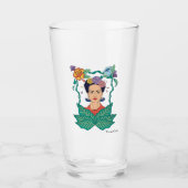 Frida Kahlo Floral Frame Graphic Glas (Vorderseite)