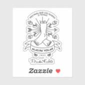 Frida Kahlo | Flüge Aufkleber (Blatt)