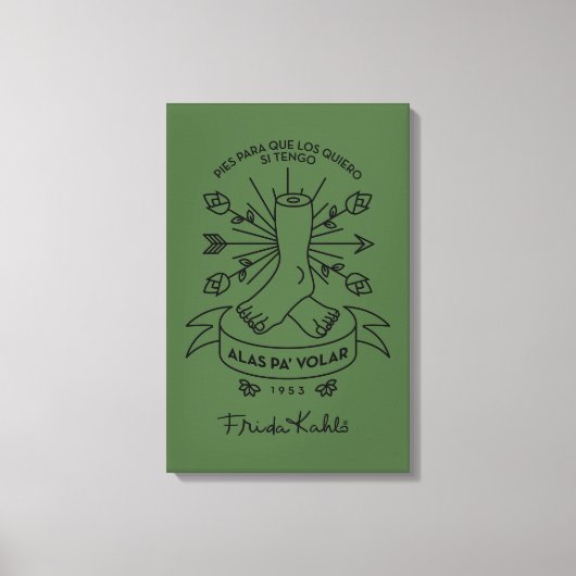 Frida Kahlo | Flüge Leinwanddruck (Vorderseite)