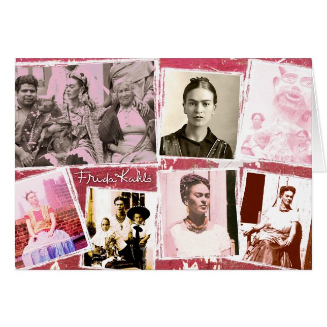 Frida Kahlo Foto Montage (Vorderseite (Horizontal))