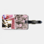 Frida Kahlo Foto Montage Gepäckanhänger (Rückseite horizontal)