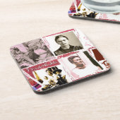 Frida Kahlo Foto Montage Getränkeuntersetzer (Linke Seite)