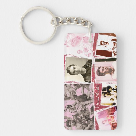 Frida Kahlo Foto Montage Schlüsselanhänger (Vorderseite)