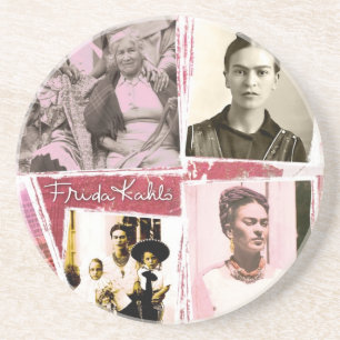 Frida Kahlo FotoMontage Untersetzer