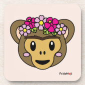Frida Kahlo | FridaMoji - Affe Getränkeuntersetzer (Vorderseite)
