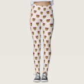 Frida Kahlo | FridaMoji - Affe Leggings (Vorderseite)