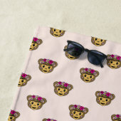 Frida Kahlo | FridaMoji - Affe Strandtuch (Beispiel)