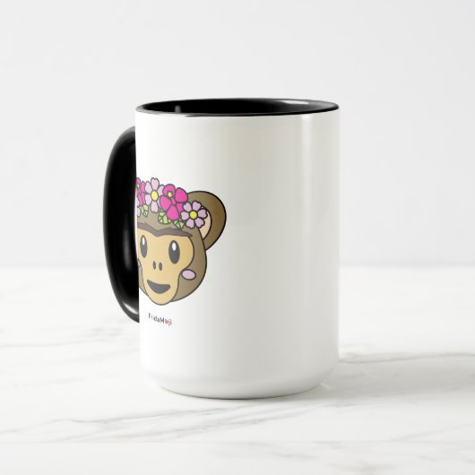 Frida Kahlo | FridaMoji - Affe Tasse (Vorderseite Links)