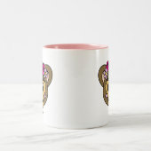 Frida Kahlo | FridaMoji - Affe Zweifarbige Tasse (Mittel)