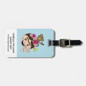 Frida Kahlo | FridaMoji - ein O.K. Gepäckanhänger (Vorderseite horizontal)