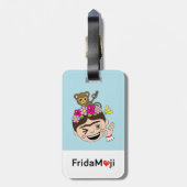 Frida Kahlo | FridaMoji - ein O.K. Gepäckanhänger (Rückseite vertikal)