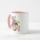 Frida Kahlo | FridaMoji - ein O.K. Tasse (Vorderseite Links)