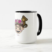 Frida Kahlo | FridaMoji - glücklicher Frida Tasse (VorderseiteRechts)