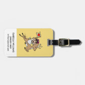 Frida Kahlo | FridaMoji - Ren Gepäckanhänger (Vorderseite horizontal)