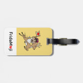 Frida Kahlo | FridaMoji - Ren Gepäckanhänger (Rückseite horizontal)