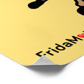 Frida Kahlo | FridaMoji - Rentier Poster (Ecke)