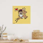 Frida Kahlo | FridaMoji - Rentier Poster (Küche)