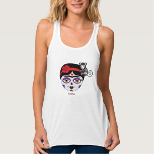 Frida Kahlo FridaMoji - Tag der Toten Tank Top
