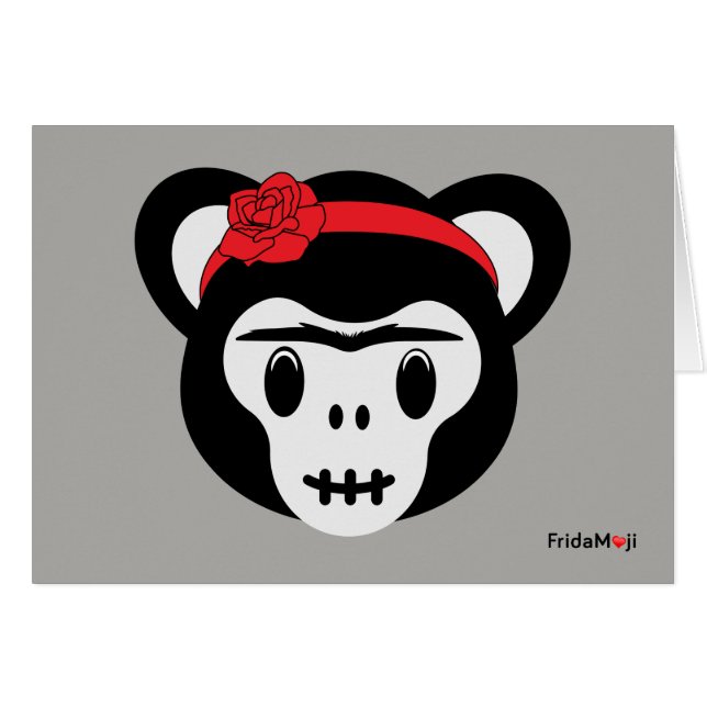 Frida Kahlo | FridaMoji - Tag des toten Affen (Vorderseite (Horizontal))
