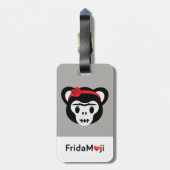 Frida Kahlo | FridaMoji - Tag des toten Affen Gepäckanhänger (Rückseite vertikal)