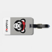 Frida Kahlo | FridaMoji - Tag des toten Affen Gepäckanhänger (Rückseite horizontal)