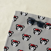 Frida Kahlo | FridaMoji - Tag des toten Affen Strandtuch (Beispiel)