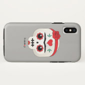 Frida Kahlo | FridaMoji - Zuckerschädel Case-Mate iPhone Hülle (Rückseite (Horizontal))