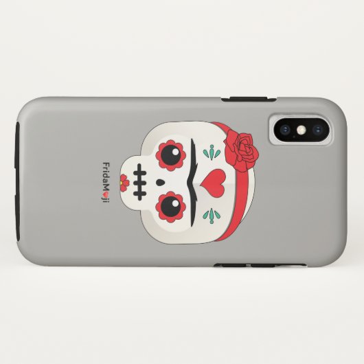 Frida Kahlo | FridaMoji - Zuckerschädel Case-Mate iPhone Hülle (Rückseite (Horizontal))