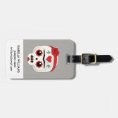 Frida Kahlo | FridaMoji - Zuckerschädel Gepäckanhänger (Vorderseite horizontal)