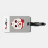 Frida Kahlo | FridaMoji - Zuckerschädel Gepäckanhänger (Rückseite horizontal)