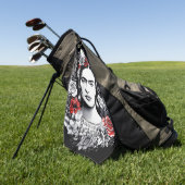 Frida Kahlo Golfhandtuch (Gras)