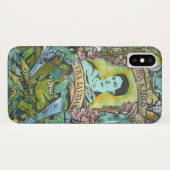 Frida Kahlo Graffiti Case-Mate iPhone Hülle (Rückseite (Horizontal))