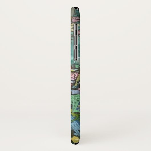 Frida Kahlo Graffiti Case-Mate iPhone Hülle (Hinten/Links)