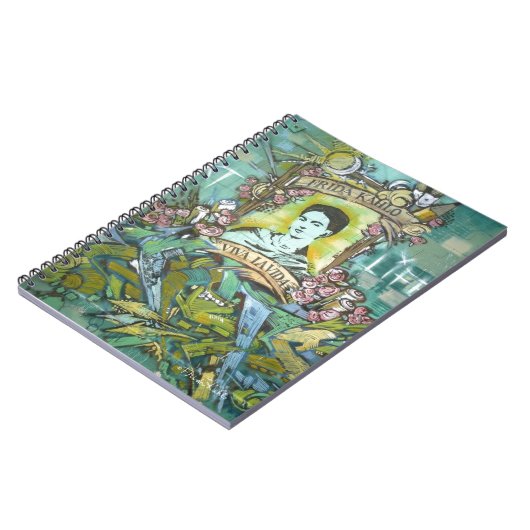 Frida Kahlo Graffiti Notizblock (Linke Seite)