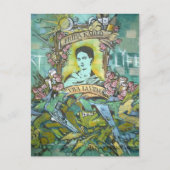 Frida Kahlo Graffiti Postkarte (Vorderseite)