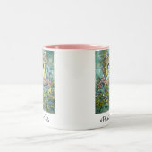 Frida Kahlo Graffiti Zweifarbige Tasse (Mittel)