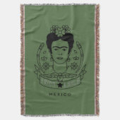 Frida Kahlo | Heldin Decke (Vorderseite Vertikal)