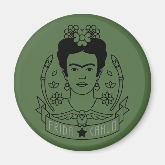 Frida Kahlo | Heldin Magnet (Vorne)